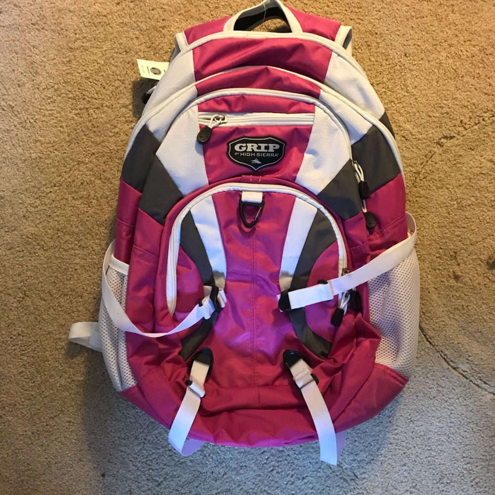 High Sierra Grip Primo Backpack Pink/White